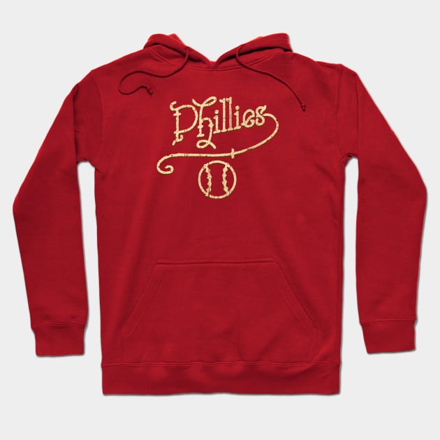 Vintage Phillies Tattoo Hoodie by Throwzack